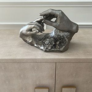 Vintage 1980 Wedding Sculpture "The Ring" By David Fisher